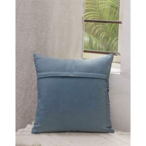 DB MTN luxe Boho taie d'oreiller bleu indigo brodé et imprimé 18x18 taille parfait cadeau de nouvel an - Product Image 5