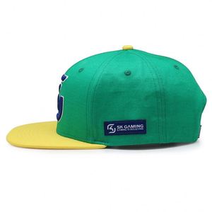 Gorra de Béisbol Deportiva Personalizada, Moderna, con Diseño Dobby, Borde Plano, Logotipo 3D Hip-Hop, 6 Paneles, Visera Plana, Transpirable, de Algodón - Product Image 3