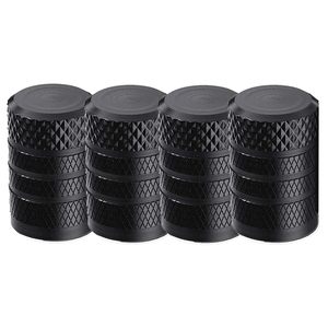 Tapa de válvula de aleación de aluminio para neumáticos de coche, tipo atornillable, boca americana, color negro, cubierta de protección duradera - Product Image 1