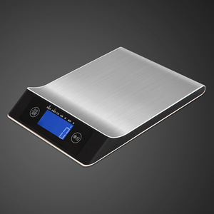 Báscula de cocina de acero inoxidable, báscula digital de 15kg con apagado automático, forma rectangular, funciona con pilas para cocinar y hornear - Product Image 5