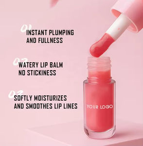 Gloss à lèvres végétalien personnalisé avec logo, huile de graines de framboise, bois de rose, <span class=keywords><strong>abricot</strong></span>, rose nude laiteux, hydratant, brillant, longue durée, porte-clés, soin des lèvres - Product Image 5