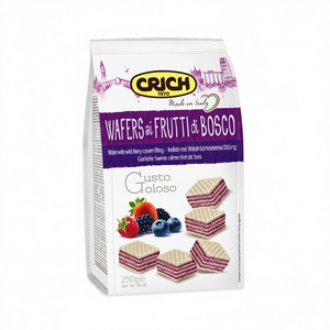 Wafer Crich Wild Berry, Croccanti Quadrati Stampati, 250g X 10, Biscotti Premium in Confezione - Product Image 2