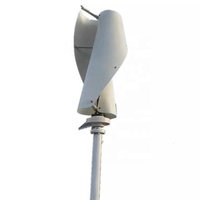 Éoliennes à axe vertical 1KW 2KW 3KW 5KW 10KW, générateurs de courant triphasés 12V 24V 48V 96V en acier inoxydable pour voitures