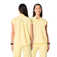 Nouvel ensemble de tenue médicale pour femmes résistant au chlore, en tissu tissé Spandex/Polyester respirant et doux, disponible en nouvelles couleurs