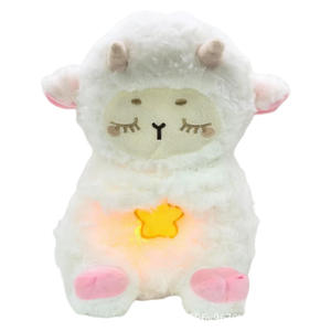 Grensoverschrijdend nieuw product: Glimmende muziekademende beer voor prinsessen, knuffeldier van PP-katoen, knuffelbaar pluche speelgoed, verjaardag - Product Image 4