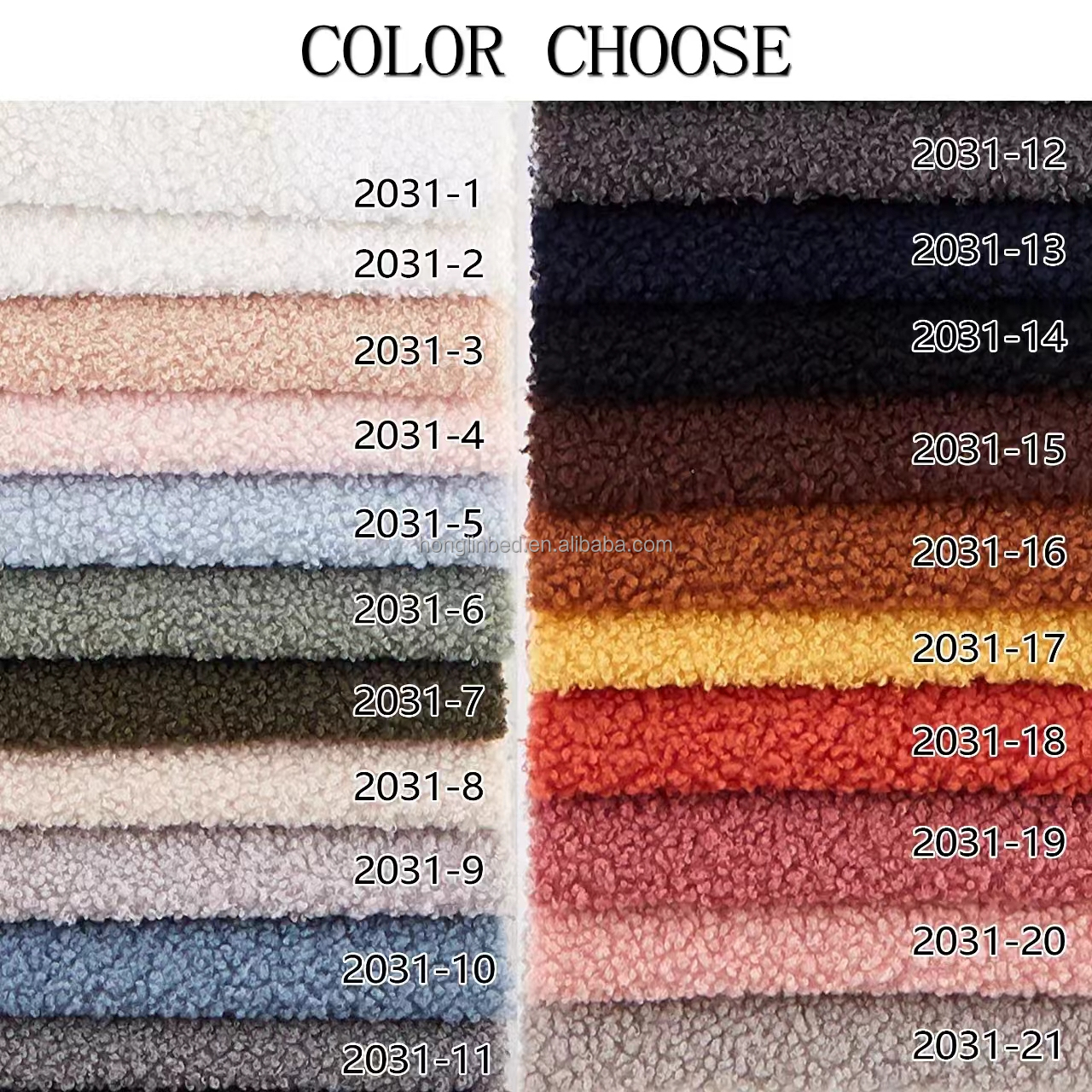 Tissu bouclé