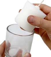 Porte-bougies en verre votif clair pour cadeau de remerciement, offre de mariage, offre spéciale