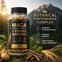 OEM Marque privée Maca Ginseng Capsules Amélioration Vitamine Herbes Nutrition Soins de santé