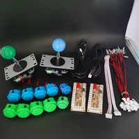 Kit DIY Arcade : Encodeur USB, Boutons de Jeu PC, Pièces de Joystick, Machine de Jeu USB à Latence Nulle en Acier Inoxydable