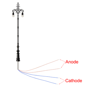 LQS78HO-Lámpara LED de <span class=keywords><strong>calle</strong></span> de dos cabezas, modelo de tren de <span class=keywords><strong>ferrocarril</strong></span>, escala 1:87 HO, 136mm - Product Image 6