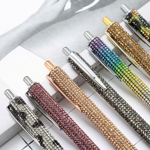 Multi-<b>Color</b> Push-Button Student Stationery Shiny Rhinestone 1.0Mm Black Ballpoint <b>Pen</b> - Product Image 2
