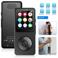 Lecteur MP3 5,5 pouces avec écran inférieur à 2 pouces, radio FM, lecture MP4, prise en charge FLAC/APE, autonomie de 10 à 15 heures