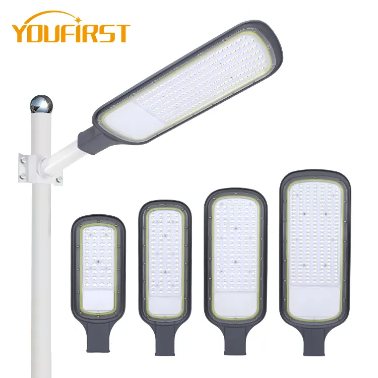 Ip65 sınıf su geçirmez açık parlak yol ışığı alüminyum sokak lambası park çiftliği 50 100 150 200 W enerji tasarrufu Led sokak lambası