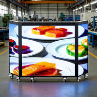 Mesa de DJ Portátil Personalizable con Pantalla LED a Todo Color, Diseño Plegable, Alta Luminosidad, IP65, Uso Interior/Exterior