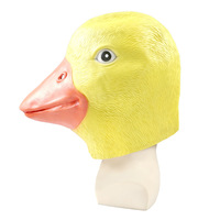 Masque en latex tête de canard effrayant de luxe pour costume de fête d'Halloween - Tendance 12-14 ans