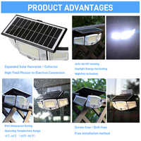 Lámpara Solar LED para Jardín, Alta Luminosidad, Recargable, Ahorro de Energía, Luz de Paisaje, Batería de 3.7V, Resistente al Agua con Clasificación IP65