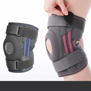Neopreen Nylon Kniepatella Pads Kniebrace Compressie Kniemouwen Met Verstelbare Bandjes En Zijstabilisatoren - Product Image 1