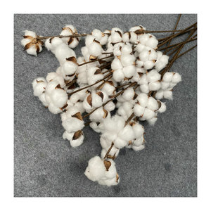 Bouquet de fleurs artificielles en coton Queyiyi, 5 à 7 têtes, pour décorations photographiques - Product Image 5
