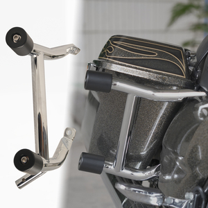 Nouvelles sacoches latérales CW avec barres de protection chromées <span class=keywords><strong>pour</strong></span> Touring Street Road Glide 14-25 en acier au carbone CW-HD-SBB021A-CR - Product Image 2