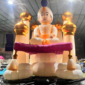 Biểu Tượng Tùy Chỉnh In Ấn Inflatable Quảng Cáo Airblown Aladdin Đèn Genie Đèn Linh Vật Bóng Bản Sao Phim Hoạt Hình Mô Hình Nhân Vật - Product Image 5
