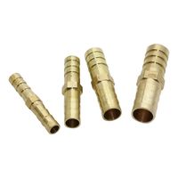 Raccord droit cannelé en laiton 6mm 8mm 10mm 12mm pour tuyaux d'irrigation de jardin, d'air, de carburant, d'eau, de gaz et de flexibles d'aquarium