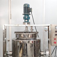 Machine de fabrication de savon liquide Petite ligne de production Usine de fabrication de savon liquide Machine à shampoing Mélangeur Produits de lavage liquide