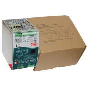 Meanwell DRS-240-12 240W All-In-One Intelligent Security 12V Power Supply Plastic Din Rail Power <b>Socket</b> Uninterruptible DC-UPS - Product Image 1