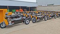 Mini-dumper électrique haute puissance Inca Rock 1.5T, camion benne basculante motorisé, certifié ISO, autonomie de batterie de 6 ans, 3 pneus, moteur pour l'exploitation minière