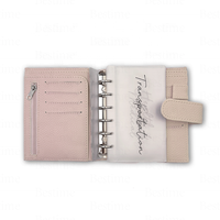 Classeur personnalisé de haute qualité A4 A5 A6 A7 classeur agenda personnel pour bagues en argent de couleur kaki