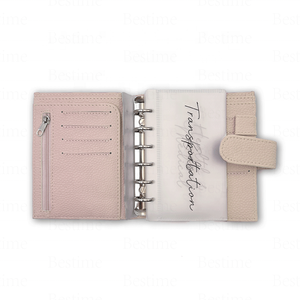 Tùy chỉnh chất lượng cao A4 A5 A6 A7 Ngân Sách chất kết dính kaki màu bạc Nhẫn cá nhân kế hoạch chất kết dính - Product Image 3