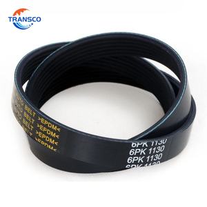 Courroie de transmission en caoutchouc pour ventilateur automobile, courroie trapézoïdale, poulie, 3PK, 4PK, 5PK, 6PK, 7PK, 8PK, 10PK, 12PK - Product Image 1