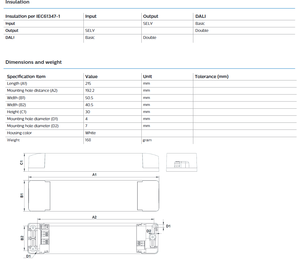 ไดรเวอร์ LED ยี่ห้อ PHILIPS รุ่น Xitanium 48W 0.7-1.05A 46V TD DS 230V I กระแสคงที่ AC-DC  แบบกล่องพลาสติก สำหรับไฟ LED - Product Image 5