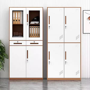 أثاث تجاري بسعر رخيص من المصنع للبيع بالجملة أثاث مكتبي 2 باب متأرجح مع 4 أرفف - Product Image 6