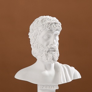 Statue de Zeus en Résine de Plâtre Simulée Diana, Figurine Grecque en Gros, Sculpture de Figure Européenne Blanche pour Souvenirs et Cadeaux - Product Image 5