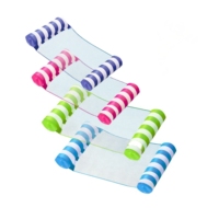 Hamac gonflable Marazual amélioré en PVC à double tube, transat flottant 4-en-1 robuste pour les fêtes estivales