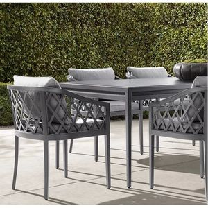Patio Garden Sets Leisure Teak Wood Chairs Outdoor Teak Furniture Rectangular <b>Dining</b> <b>Table</b> - Product Image 3