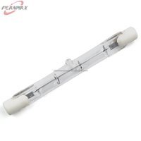 J118 Lampe chauffante infrarouge 175W 200W 250W 300W 500W Ruby Gold R7S Quartz Glass Halogen IR Heat Lamp