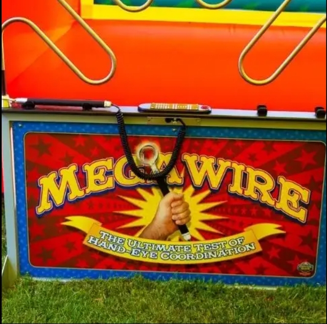 Commercial Carnival Electric Interactive Reaction Challenge Buzz Wire Game Customized Electric Buzz Wire Game Kids