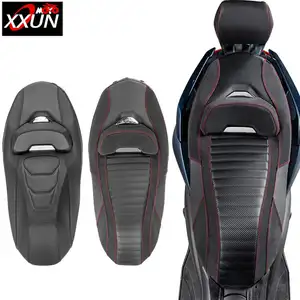 Cojín de asiento de motocicleta XXUN, funda de asiento doble para Conductor de pasajero absorbente de golpes para Yamaha 300 XMAX 300 2018 2022-