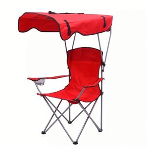 Sombrilla Portátil Plegable y Económica para Camping, Silla de Playa con Toldo - Product Image 4