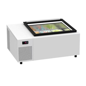 Vitrine à glaces de comptoir, <span class=keywords><strong>Petit</strong></span> congélateur, Armoire à glaces, Meuble de buffet, Armoire à glaces à petite cuillère - Product Image 1