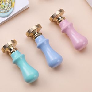 Sceau de cire rouge personnalisé avec logo, manche en bois de rose, pour invitation de mariage, fabriqué en Chine – Meilleure vente - Product Image 2