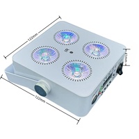 10 pièces X 1 étui Rechargeable sans fil Led Uplight 4x18 RGBAW UV 6in1 alimenté par batterie LED Par Dj Uplights avec étui de vol