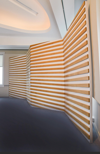 Panel <span class=keywords><strong>Acústico</strong></span> de Fibra de Poliéster de Alta Densidad, Color Personalizado, Ignífugo y Ecológico - Product Image 2