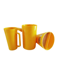 Cono Marsh Embudo Taza medidora Prueba de viscosidad Embudo Viscosímetro de barro
