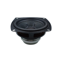 Haut-parleur de plafond étanche IPX5 avec bobine en fer de 25 mm, 4 ohms, 20 W, et dôme en caoutchouc de 4 pouces, à large bande, avec aimant NdFeB