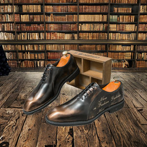 Chaussures habillées légères en cuir véritable VIKEDUO pour hommes, nouveau style, brogues, boucle en cuir de vache, sangle moine, printemps été - Product Image 3