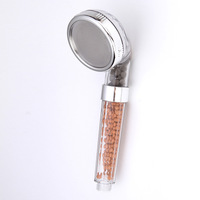 Pommeau de Douche Portable Qiying Nouveau Modèle en ABS à Ions Négatifs, Haute Pression, Affichage LED, Filtre Universel pour Usage Domestique