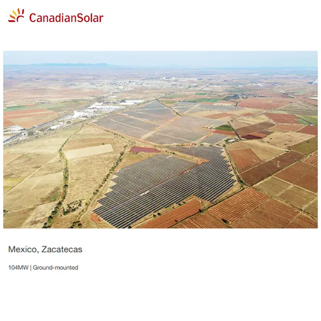 Pannello solare CanadianSolar ad alta efficienza 530w 535w 540w 545w 550w