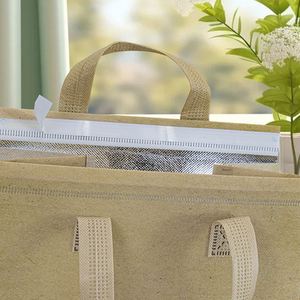 Bolsa Térmica Desechable de Tela No Tejida al por Mayor para Fábricas, Bolsa Aislante Grande para Llevar Comida, Bolso Resistente para Almuerzo - Product Image 6